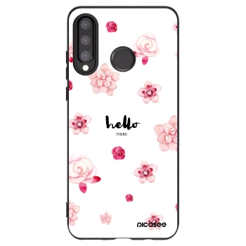 Picasee husă neagră din silicon pentru Huawei P30 Lite - Hello there