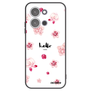 Picasee husă neagră din silicon pentru Xiaomi Redmi 15C 5G - Hello there