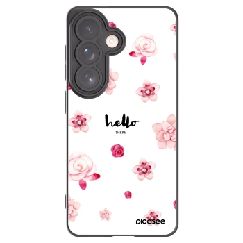 Picasee husă neagră din silicon pentru Samsung Galaxy S26 - Hello there