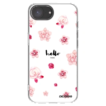Picasee husă transparentă din silicon pentru Apple iPhone 17e - Hello there