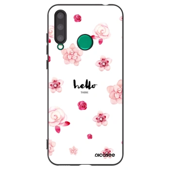 Picasee husă neagră din silicon pentru Honor 20 Lite - Hello there