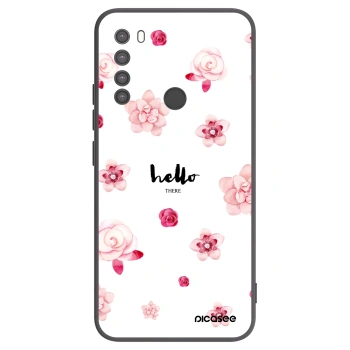 Picasee husă neagră din silicon pentru Xiaomi Redmi Note 8 - Hello there