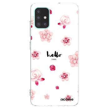 Picasee husă transparentă din silicon pentru Samsung Galaxy A51 A515F - Hello there