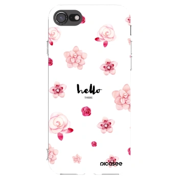 Picasee husă transparentă din silicon pentru Apple iPhone SE 2020 - Hello there