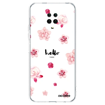Picasee husă transparentă din silicon pentru Xiaomi Redmi Note 9 Pro - Hello there