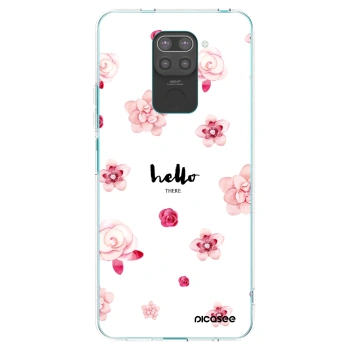 Picasee husă neagră din silicon pentru Xiaomi Redmi Note 9 - Hello there