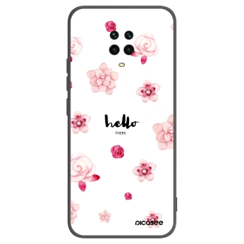 Picasee husă neagră din silicon pentru Xiaomi Redmi Note 9S - Hello there