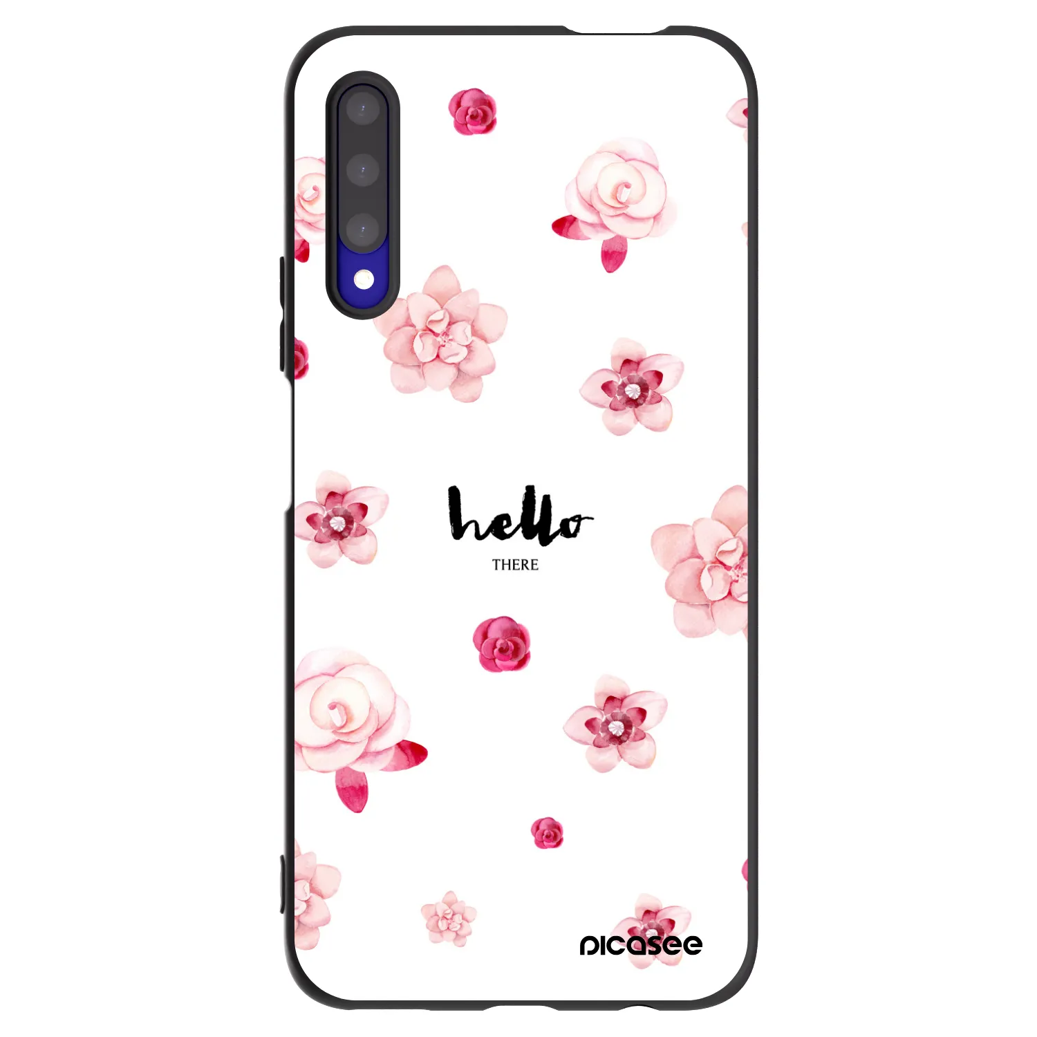 Picasee husă neagră din silicon pentru Honor 9X Pro - Hello there