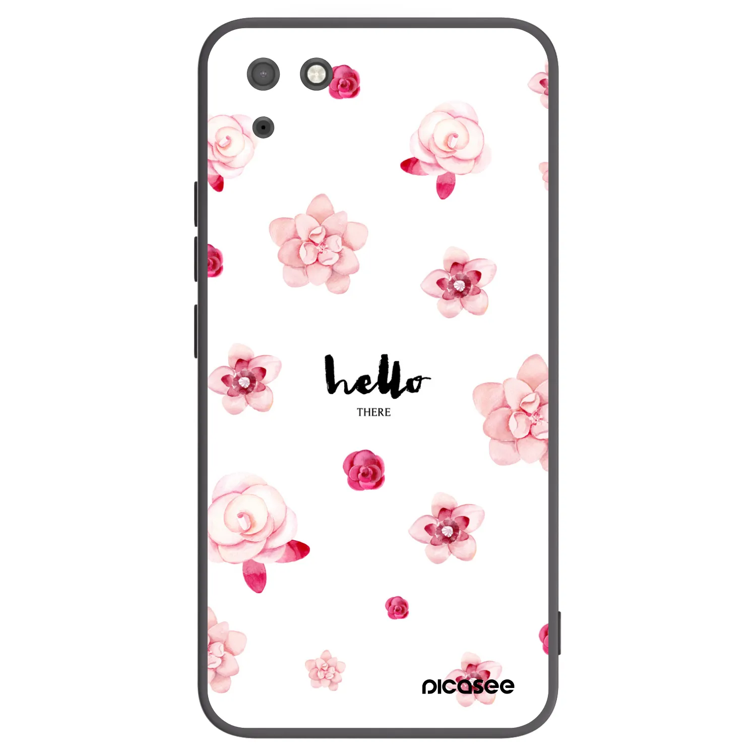 Picasee husă neagră din silicon pentru Huawei Y5P - Hello there