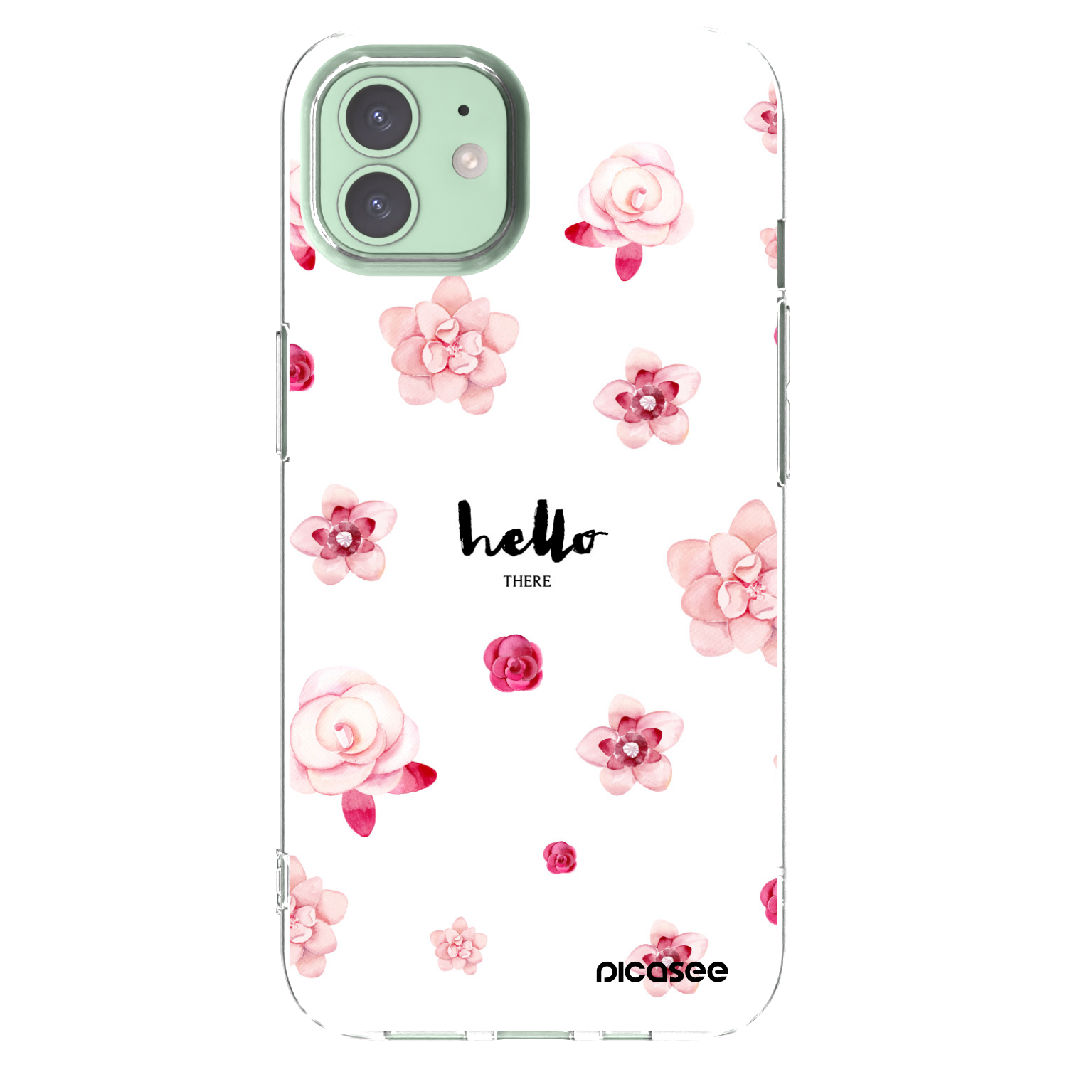 Picasee husă transparentă din silicon pentru Apple iPhone 12 Pro - Hello there