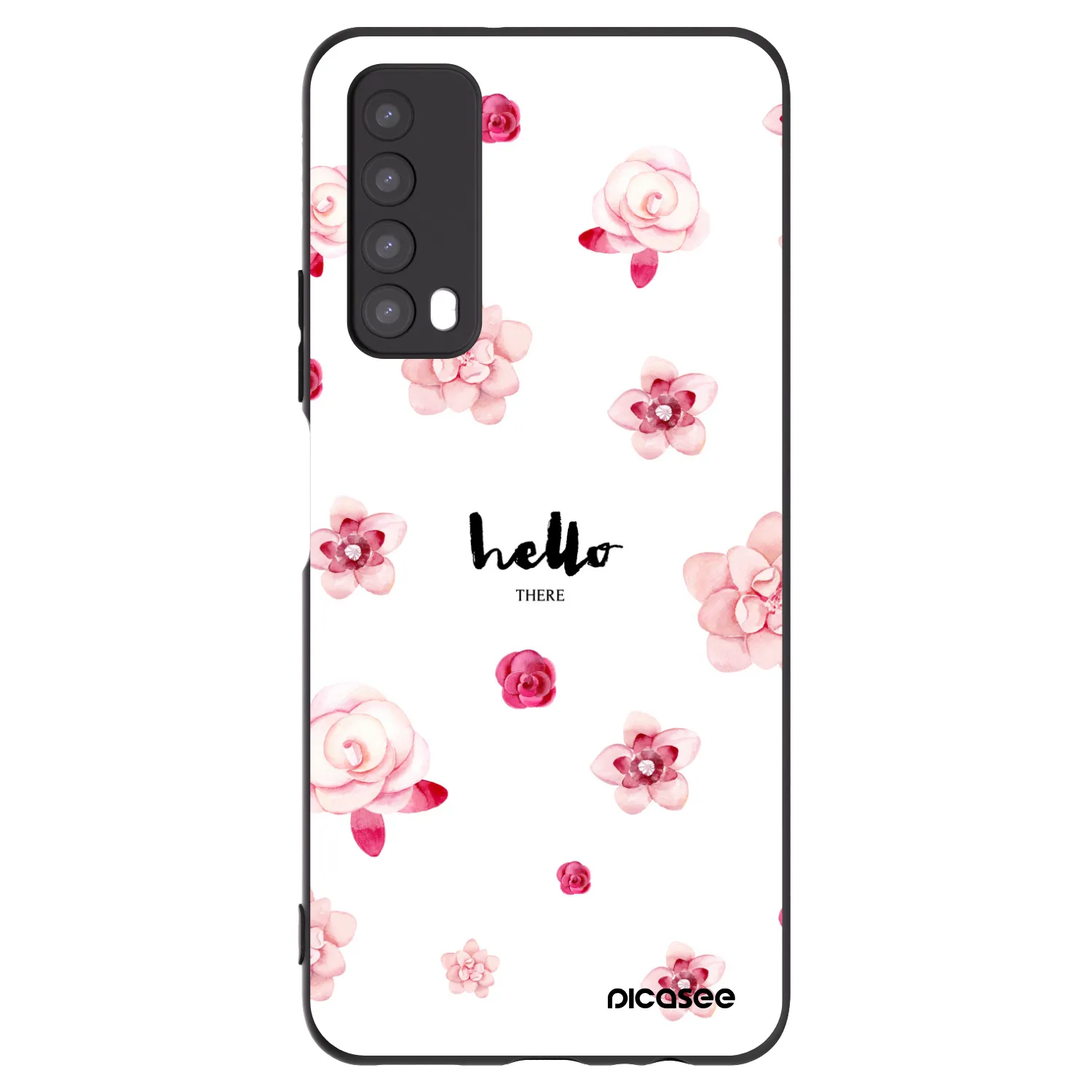 Picasee husă neagră din silicon pentru Huawei P Smart 2021 - Hello there