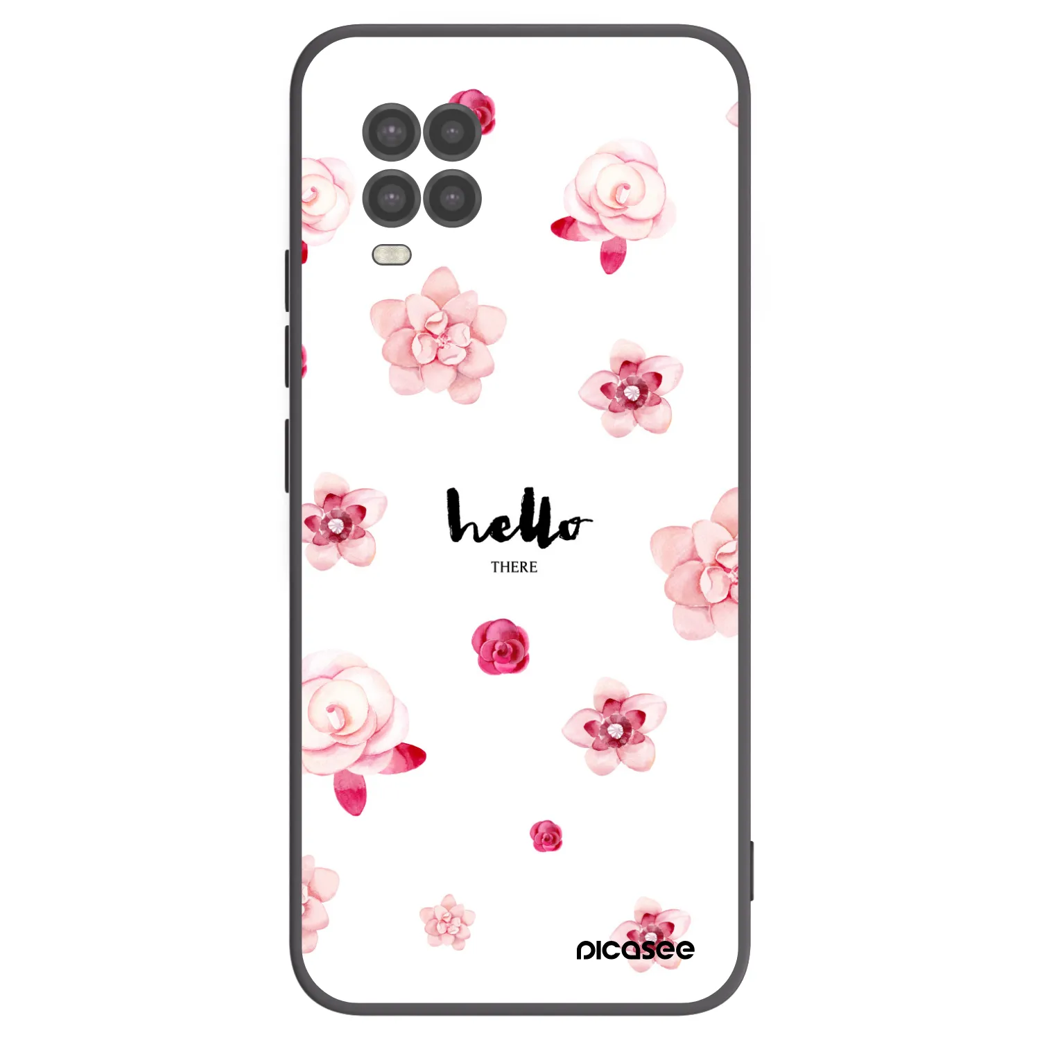 Picasee husă neagră din silicon pentru Xiaomi Mi 10 Lite - Hello there