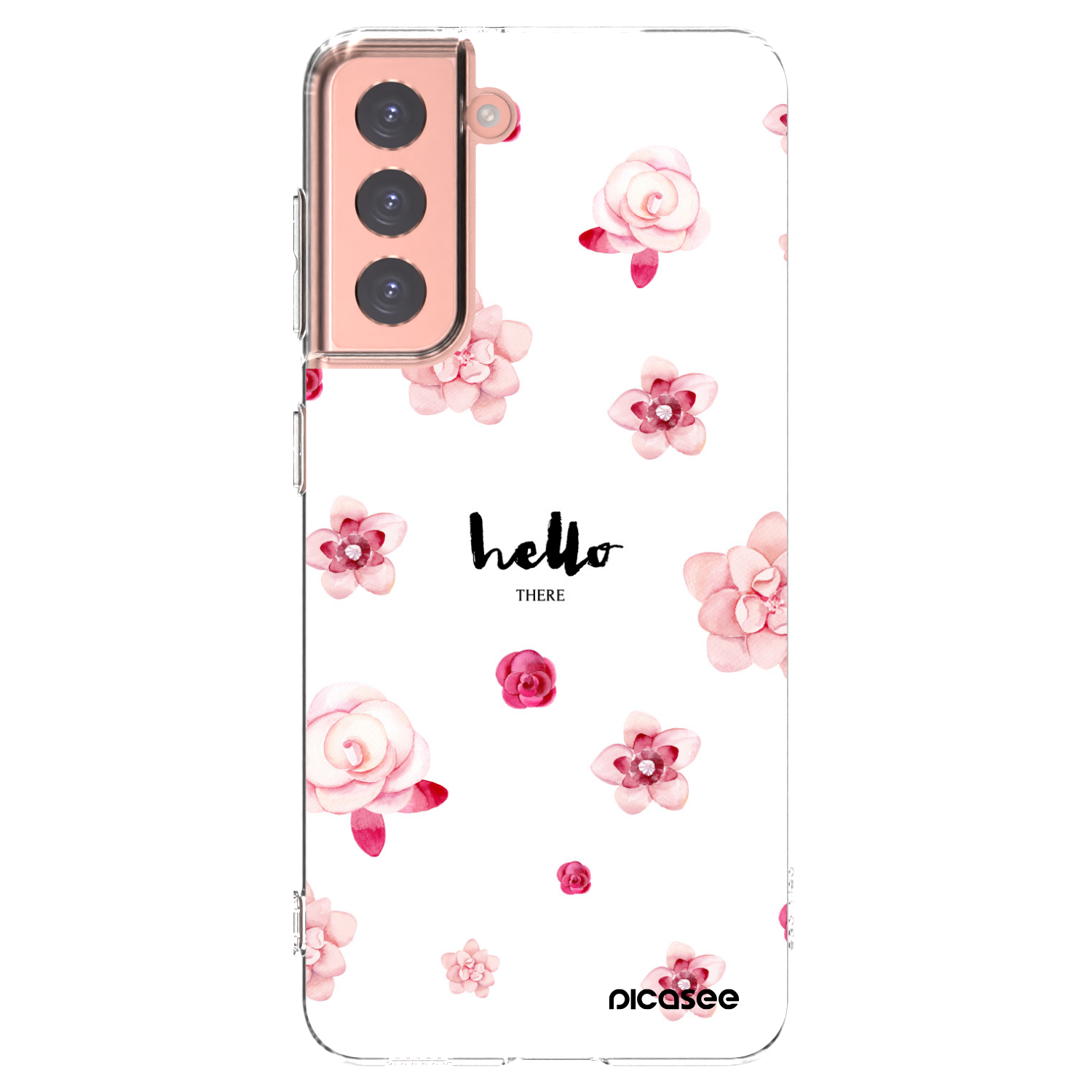 Picasee husă transparentă din silicon pentru Samsung Galaxy S21 5G G991B - Hello there