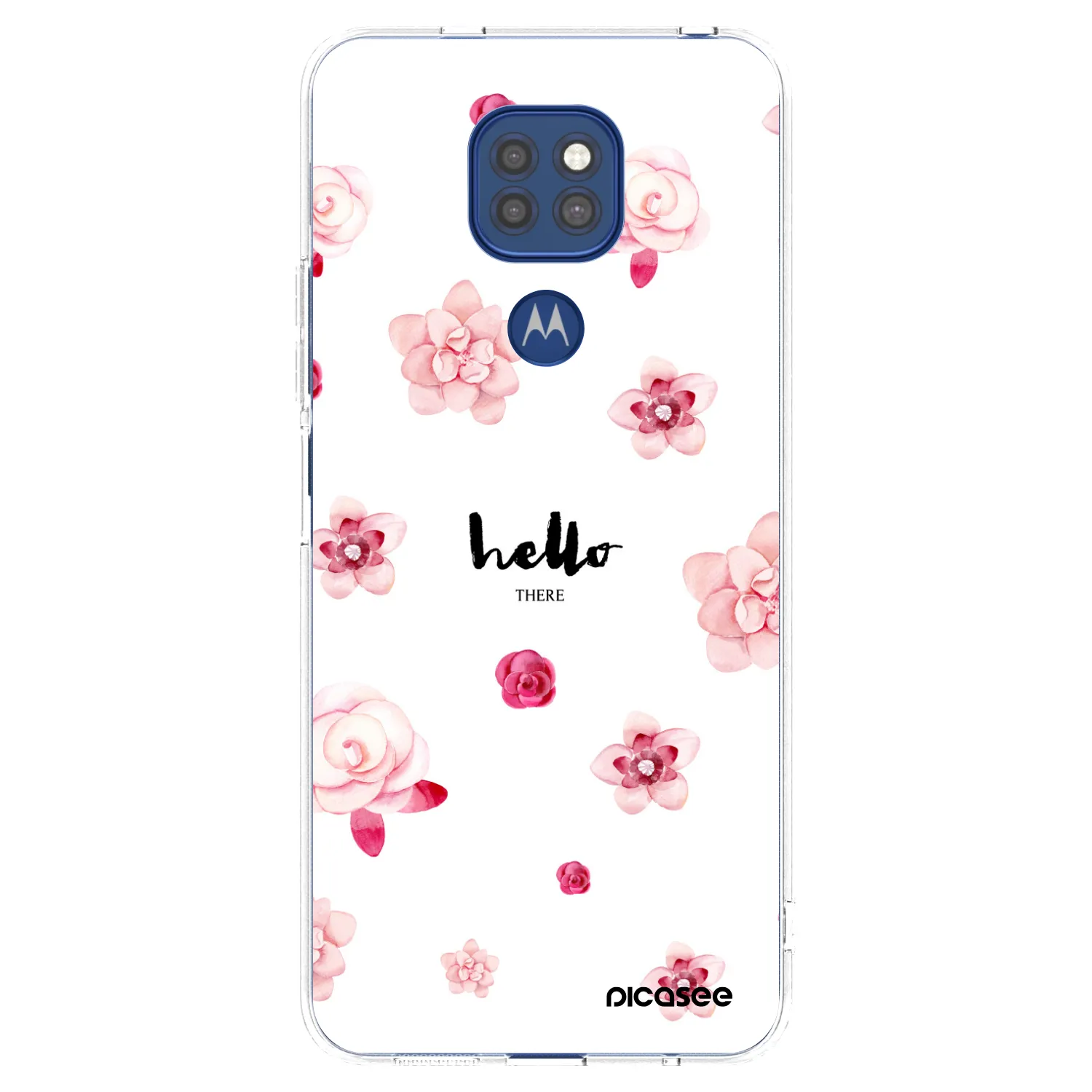 Picasee husă transparentă din silicon pentru Motorola Moto G9 Play - Hello there