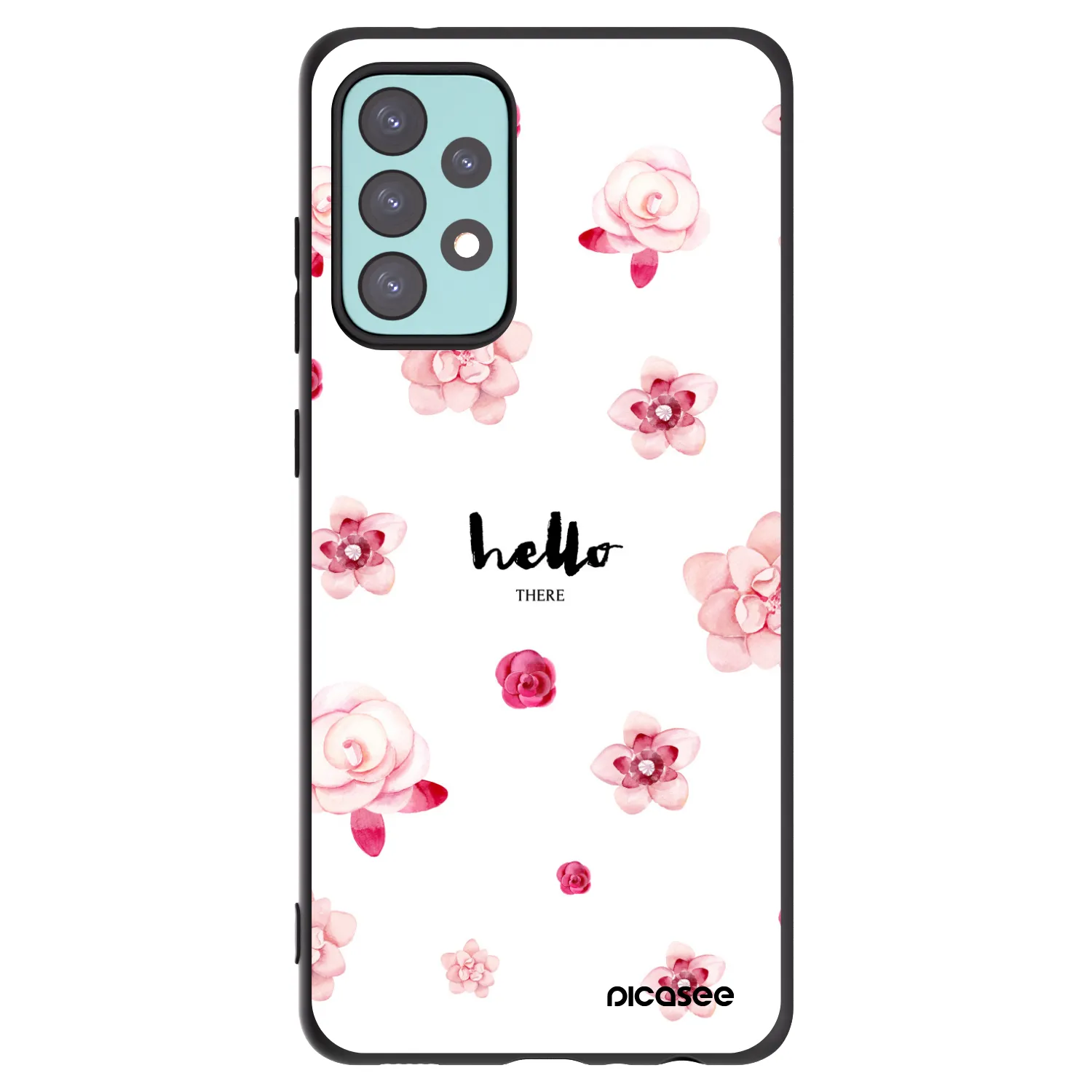 Picasee husă neagră din silicon pentru Samsung Galaxy A72 A725F - Hello there