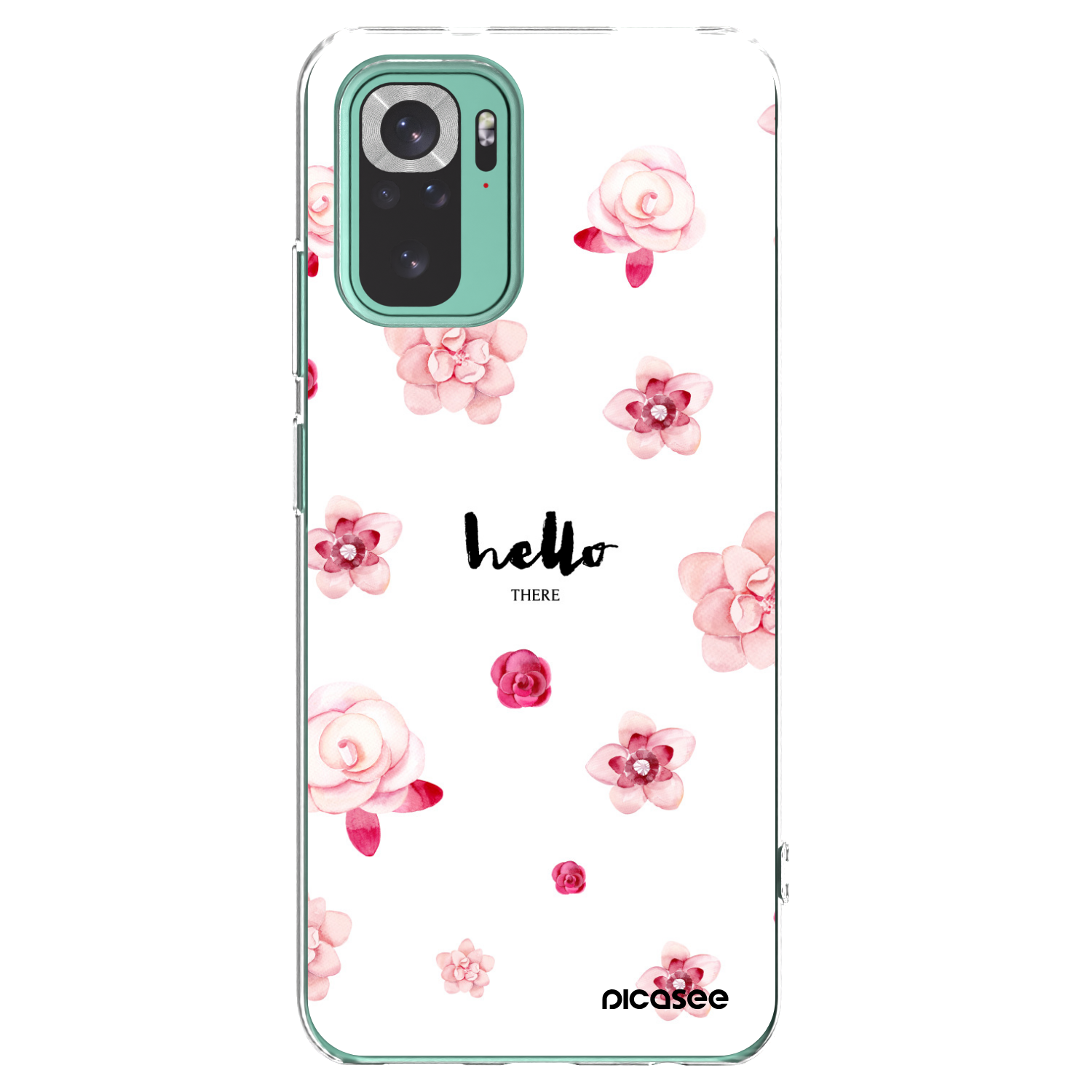 Picasee husă transparentă din silicon pentru Xiaomi Redmi Note 10 Pro - Hello there