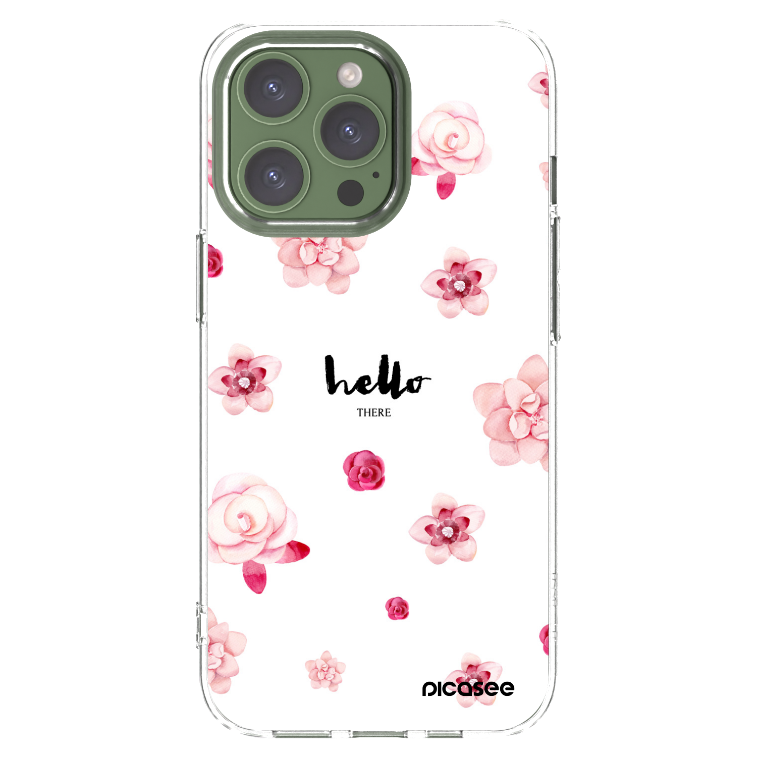 Picasee husă transparentă din silicon pentru Apple iPhone 13 Pro - Hello there