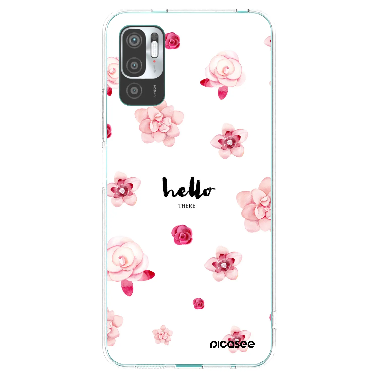 Picasee husă transparentă din silicon pentru Xiaomi Redmi Note 10 5G - Hello there