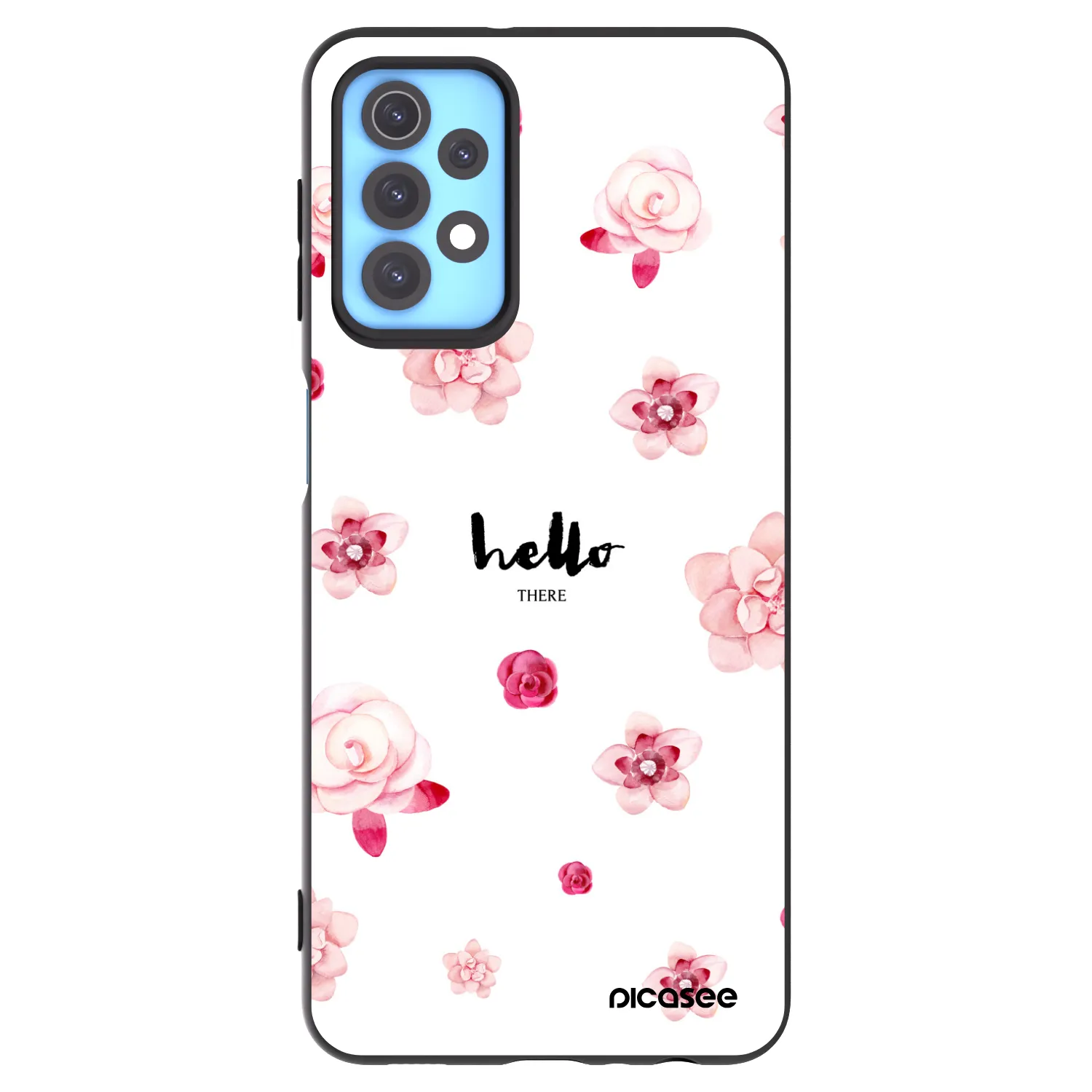 Picasee husă neagră din silicon pentru Samsung Galaxy A32 4G SM-A325F - Hello there