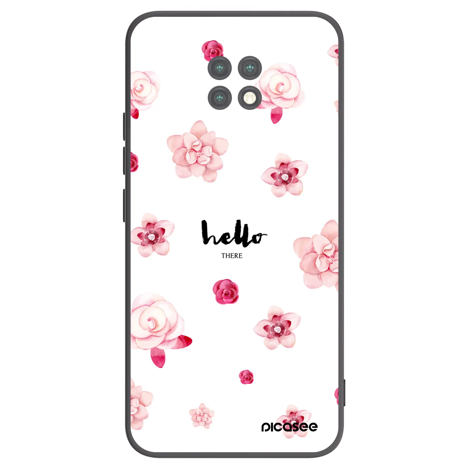 Picasee husă neagră din silicon pentru Xiaomi Redmi Note 9T - Hello there