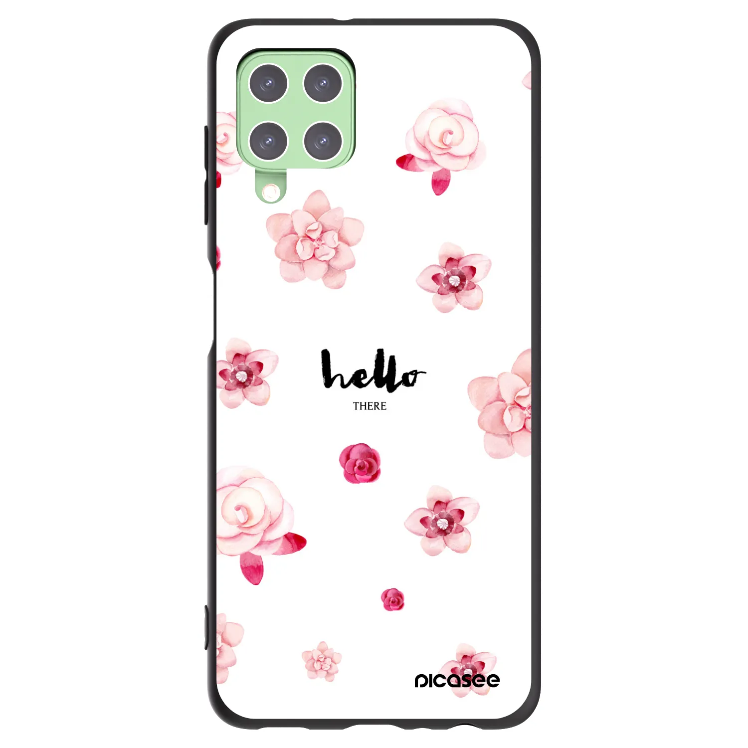 Picasee husă neagră din silicon pentru Samsung Galaxy A22 A225F 4G - Hello there