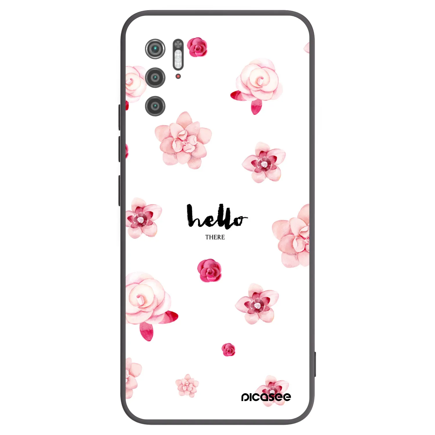 Picasee husă neagră din silicon pentru Xiaomi Poco M3 Pro 5G - Hello there