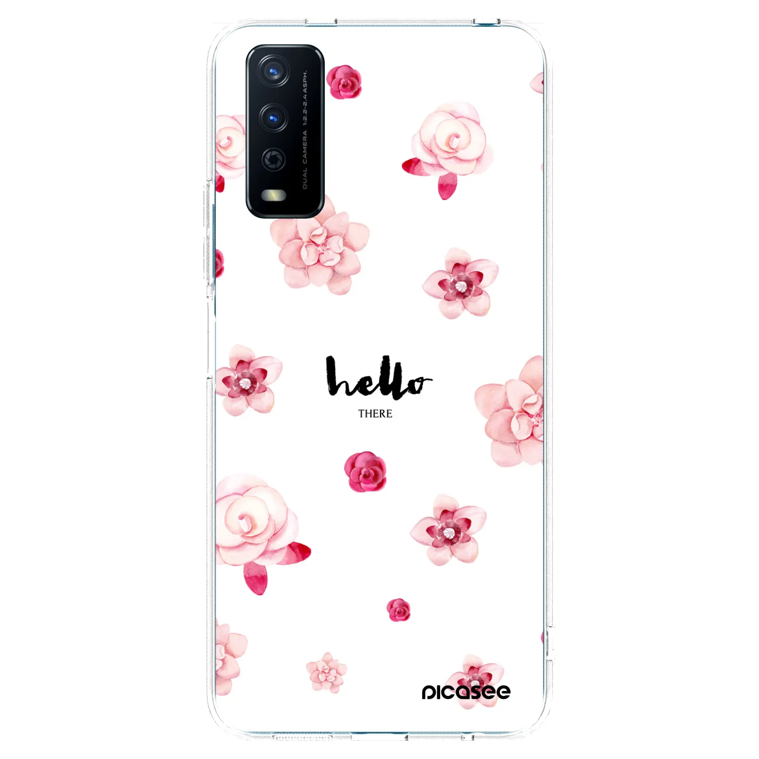Picasee husă transparentă din silicon pentru Vivo Y11s - Hello there