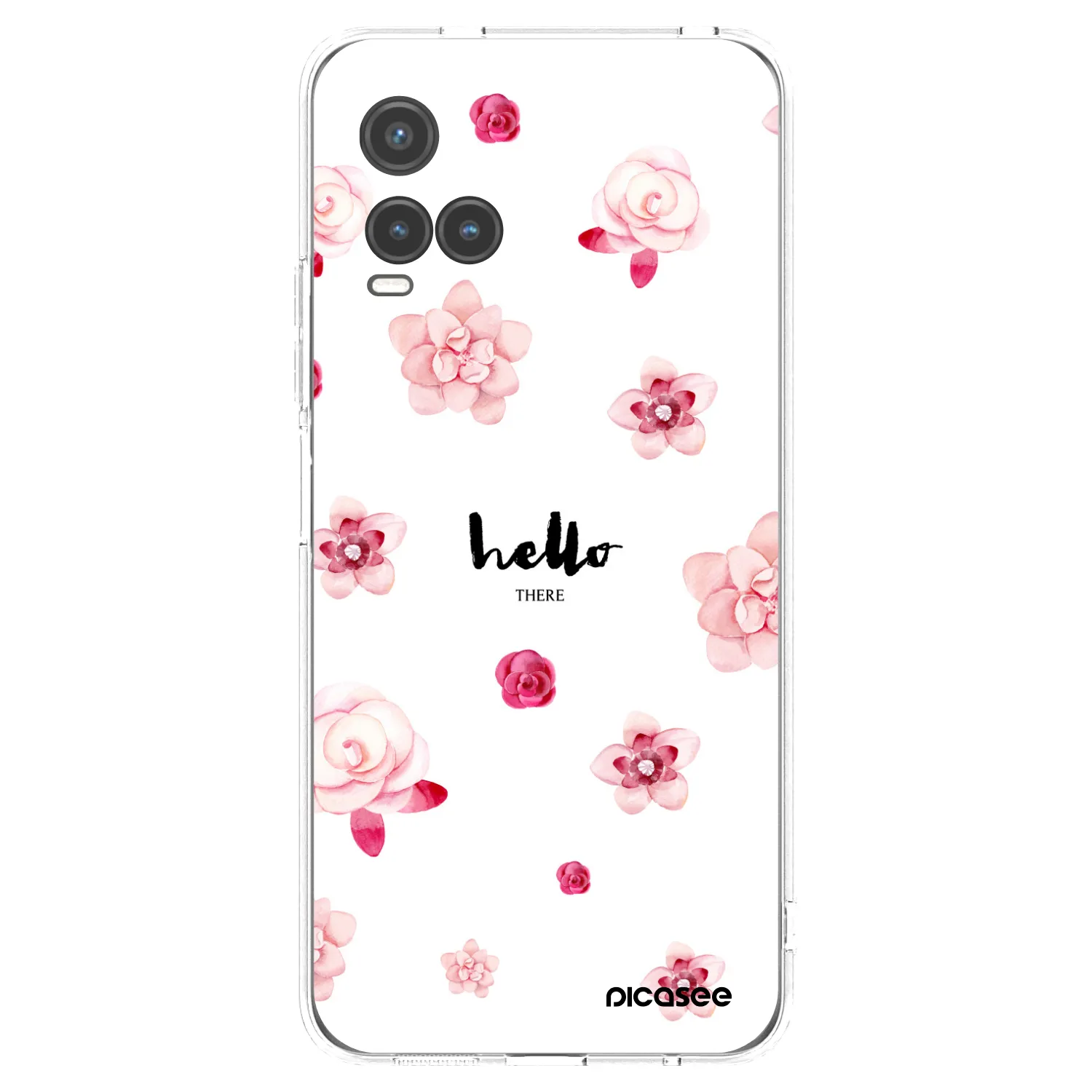 Picasee husă transparentă din silicon pentru Vivo Y33s - Hello there