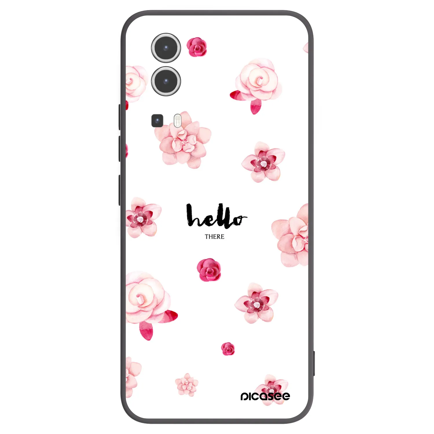 Picasee husă neagră din silicon pentru Vivo Y72 5G - Hello there