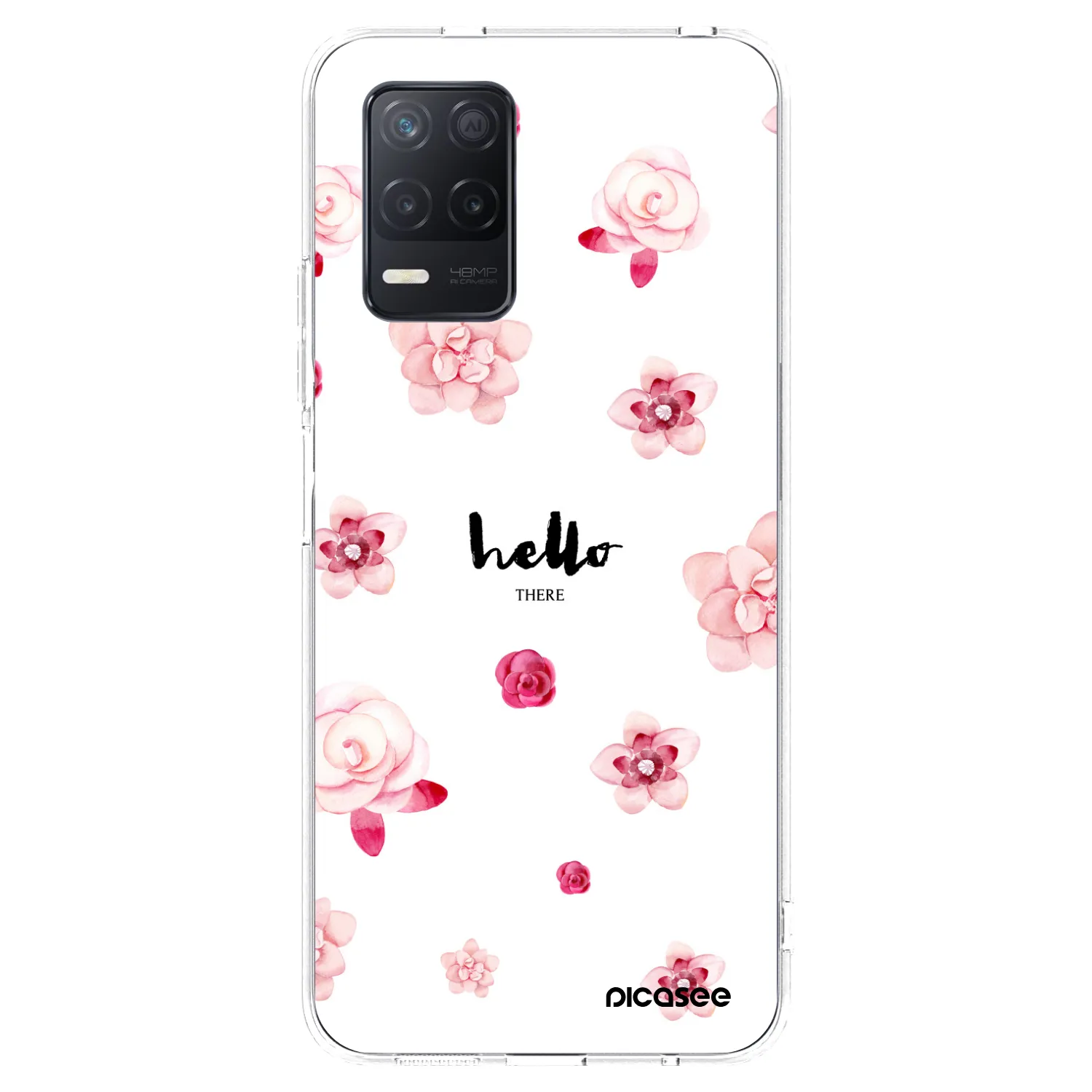 Picasee husă transparentă din silicon pentru Realme 8 5G - Hello there