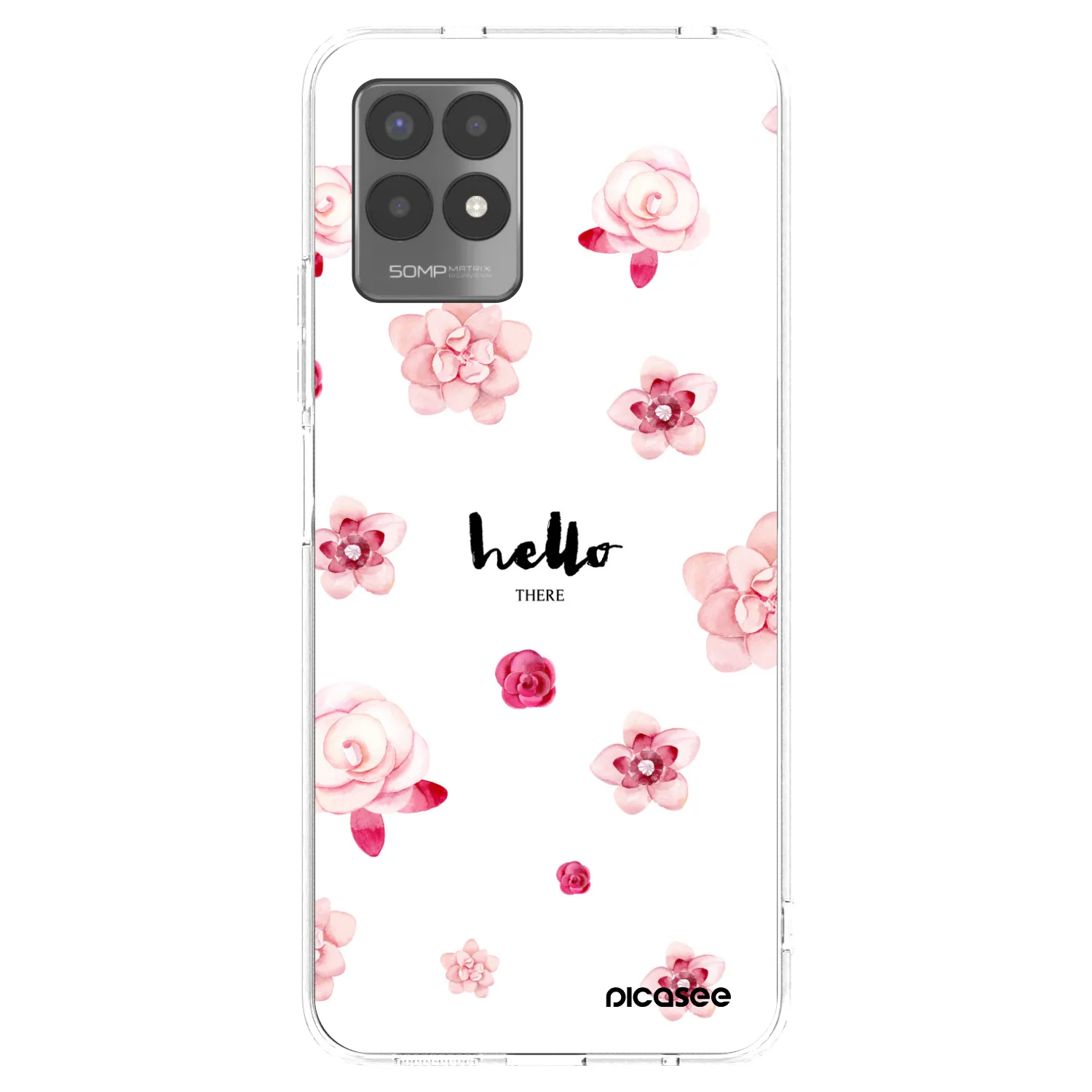 Picasee husă transparentă din silicon pentru Realme 8i - Hello there