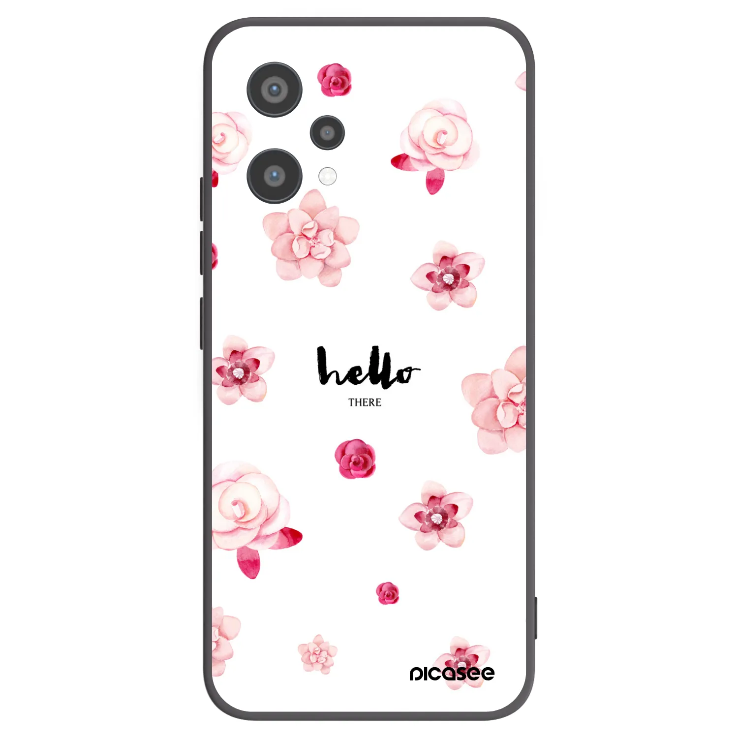 Picasee husă neagră din silicon pentru Realme 9 Pro 5G - Hello there
