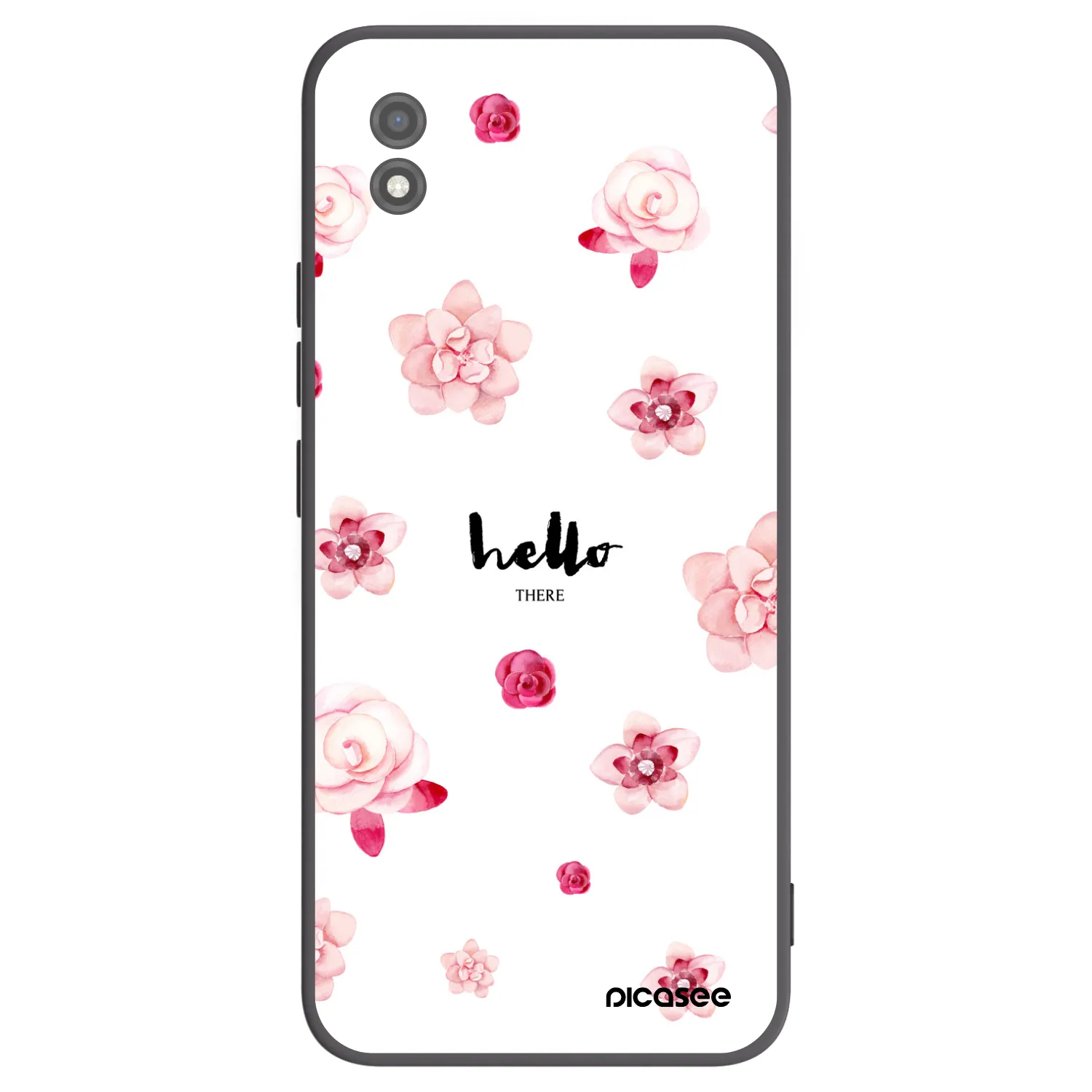 Picasee husă neagră din silicon pentru Realme C11 (2021) - Hello there