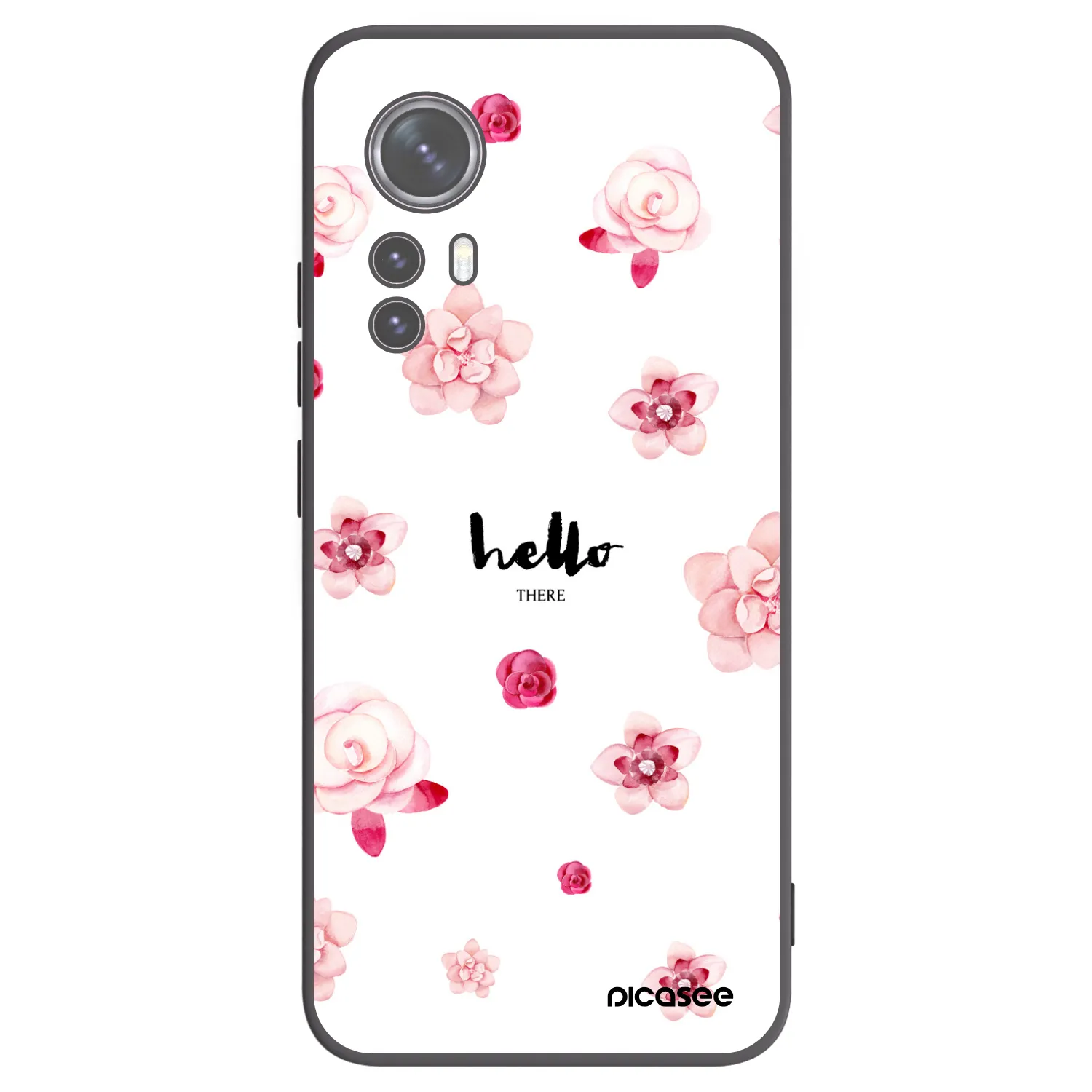 Picasee husă neagră din silicon pentru Xiaomi 12 - Hello there