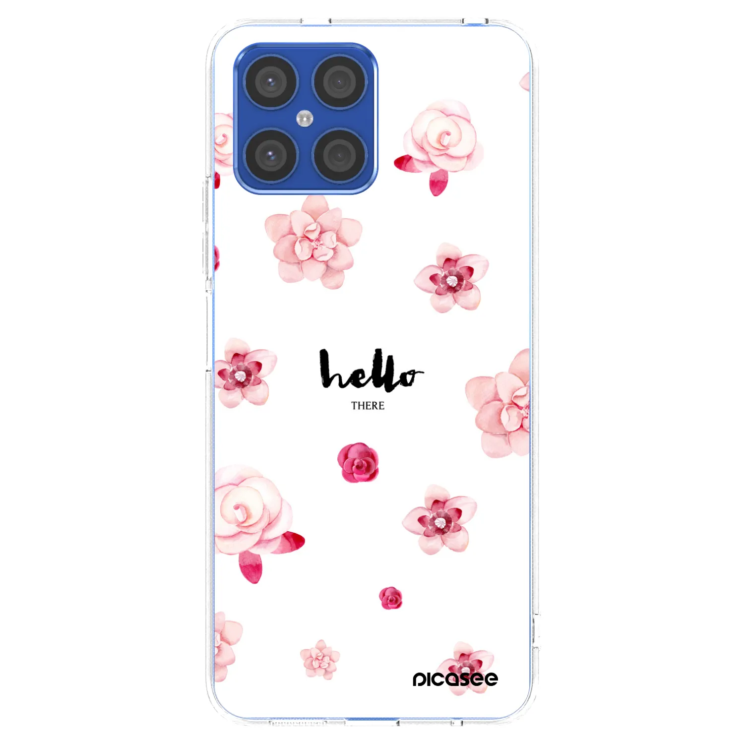 Picasee husă transparentă din silicon pentru Honor X8 4G - Hello there