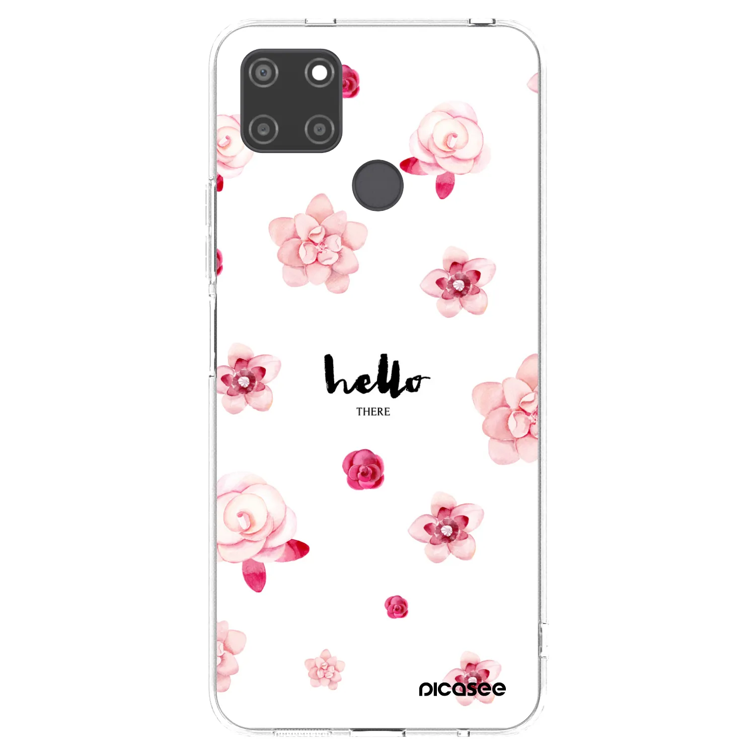 Picasee husă transparentă din silicon pentru Realme C21Y - Hello there