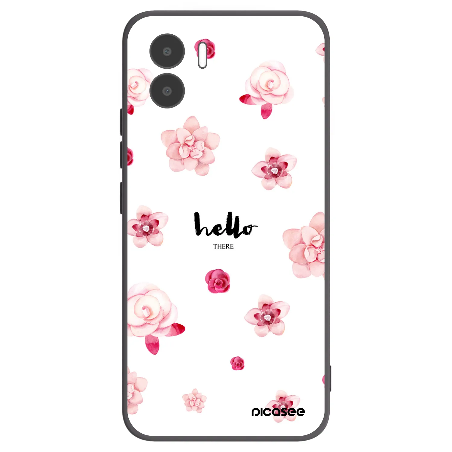 Picasee husă neagră din silicon pentru Xiaomi Redmi A1 - Hello there