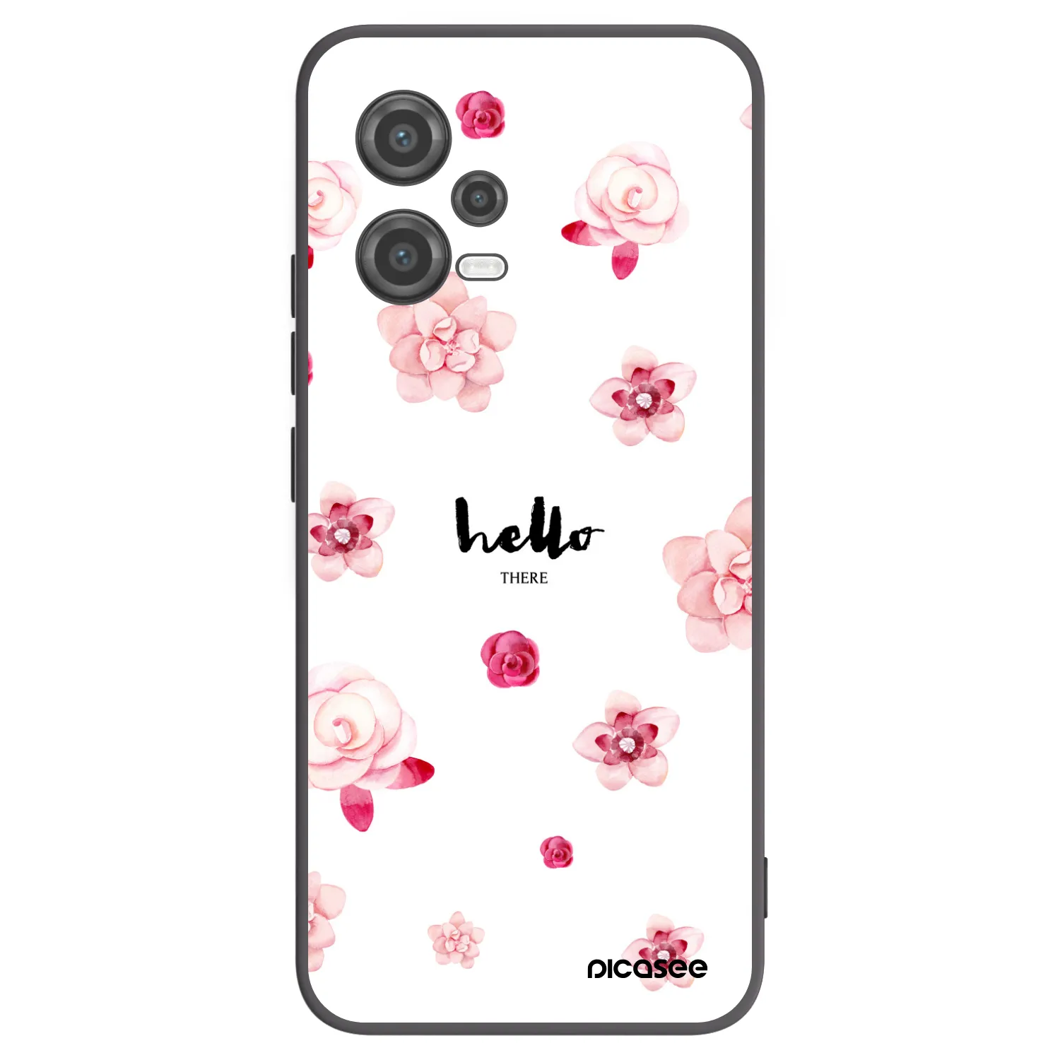 Picasee husă neagră din silicon pentru Xiaomi Poco X5 - Hello there