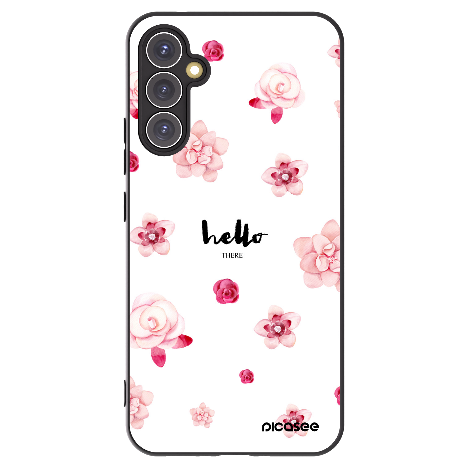 Picasee husă neagră din silicon pentru Samsung Galaxy A34 5G A346B - Hello there