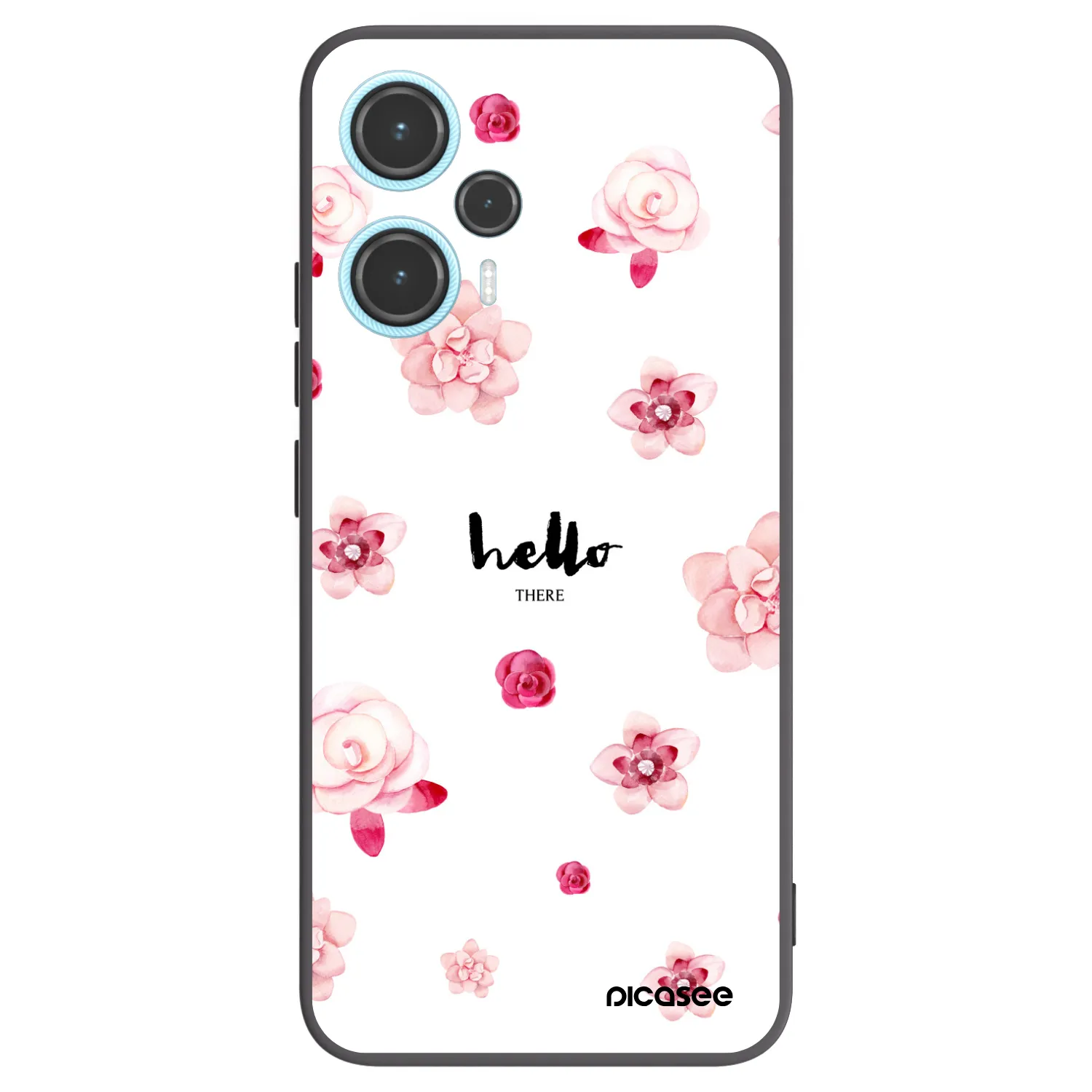 Picasee husă neagră din silicon pentru Xiaomi Poco F5 - Hello there