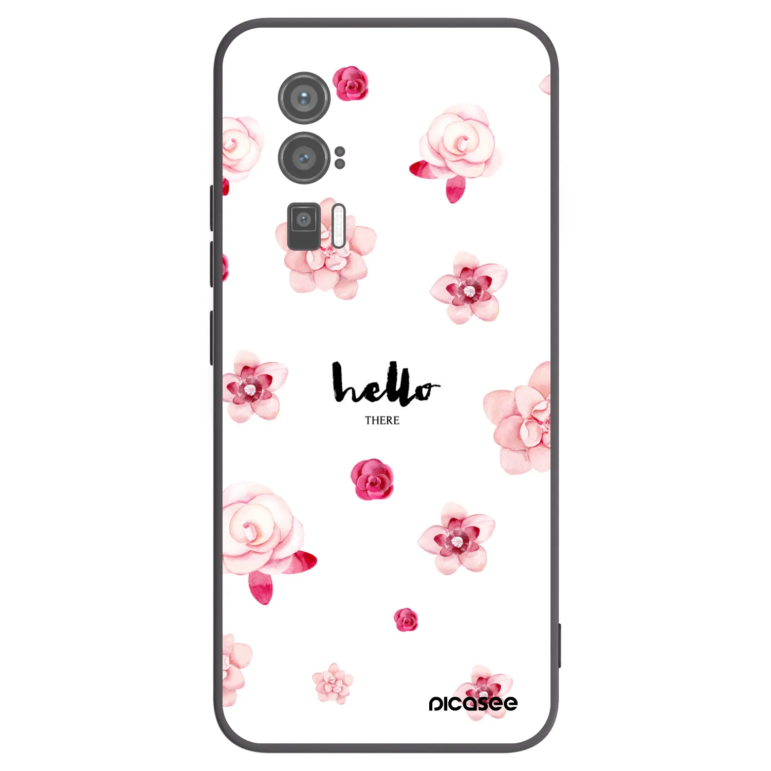 Picasee husă neagră din silicon pentru Xiaomi Poco F5 Pro 5G - Hello there