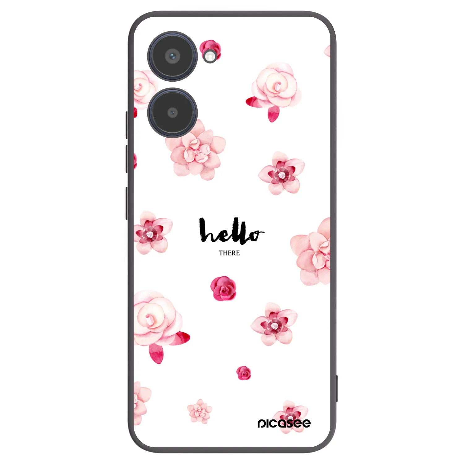 Picasee husă neagră din silicon pentru Realme 10 4G - Hello there