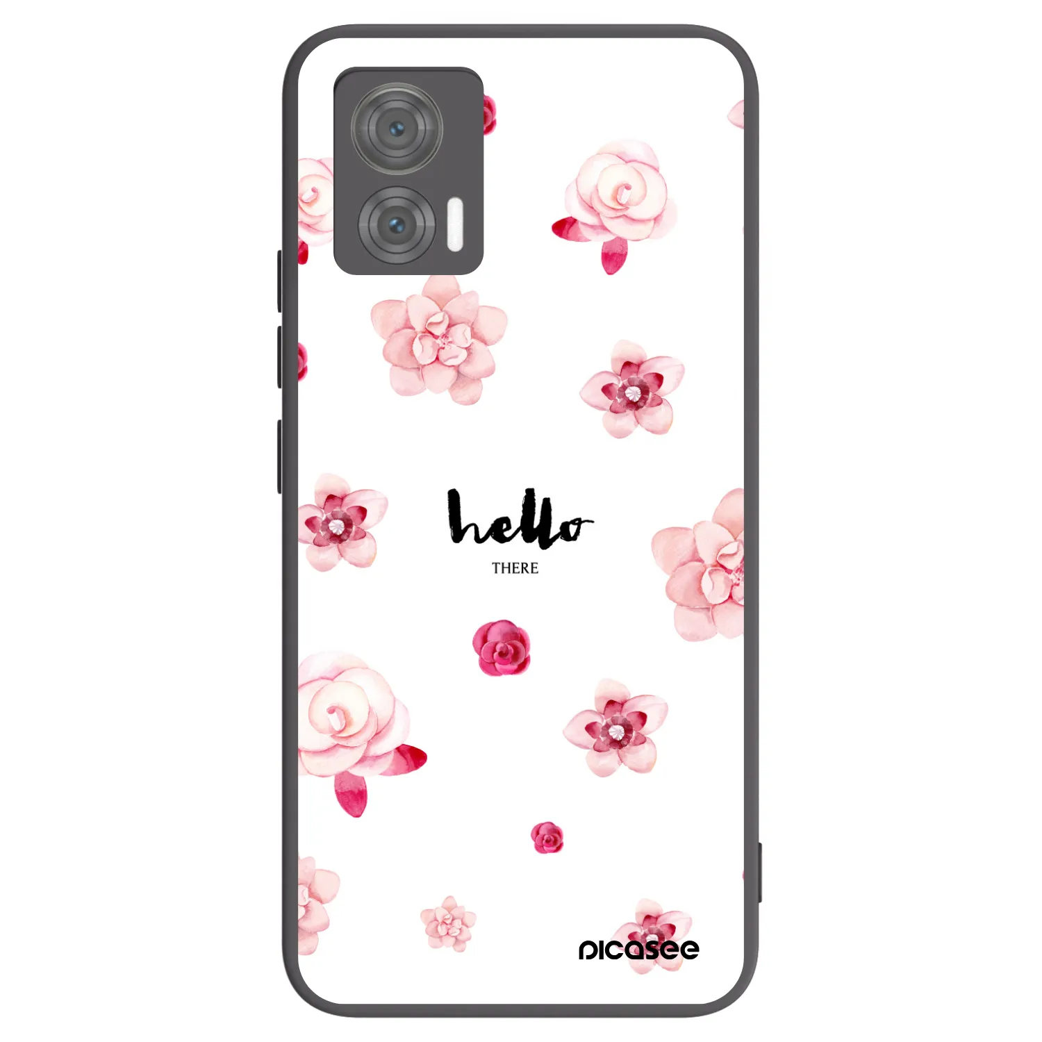 Picasee husă neagră din silicon pentru Motorola Edge 30 Neo - Hello there