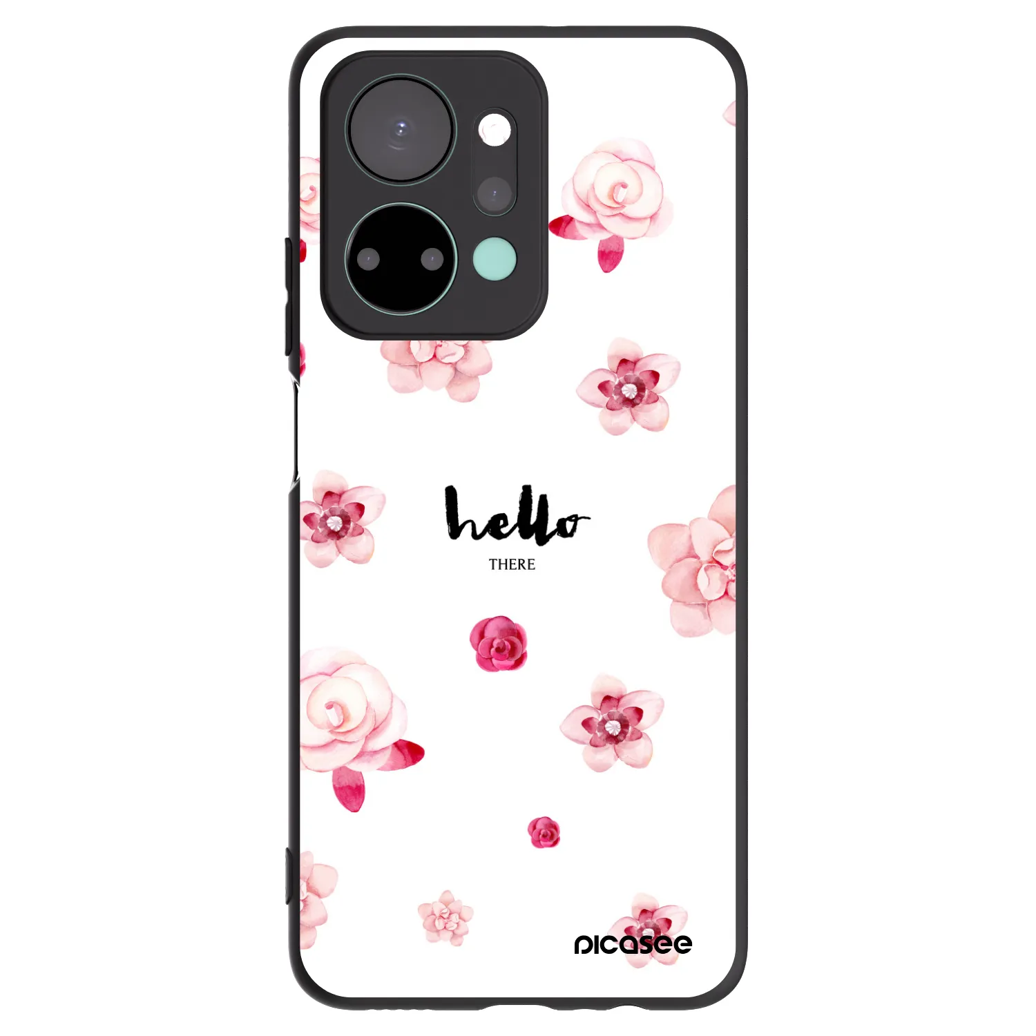 Picasee husă neagră din silicon pentru Honor X7a - Hello there
