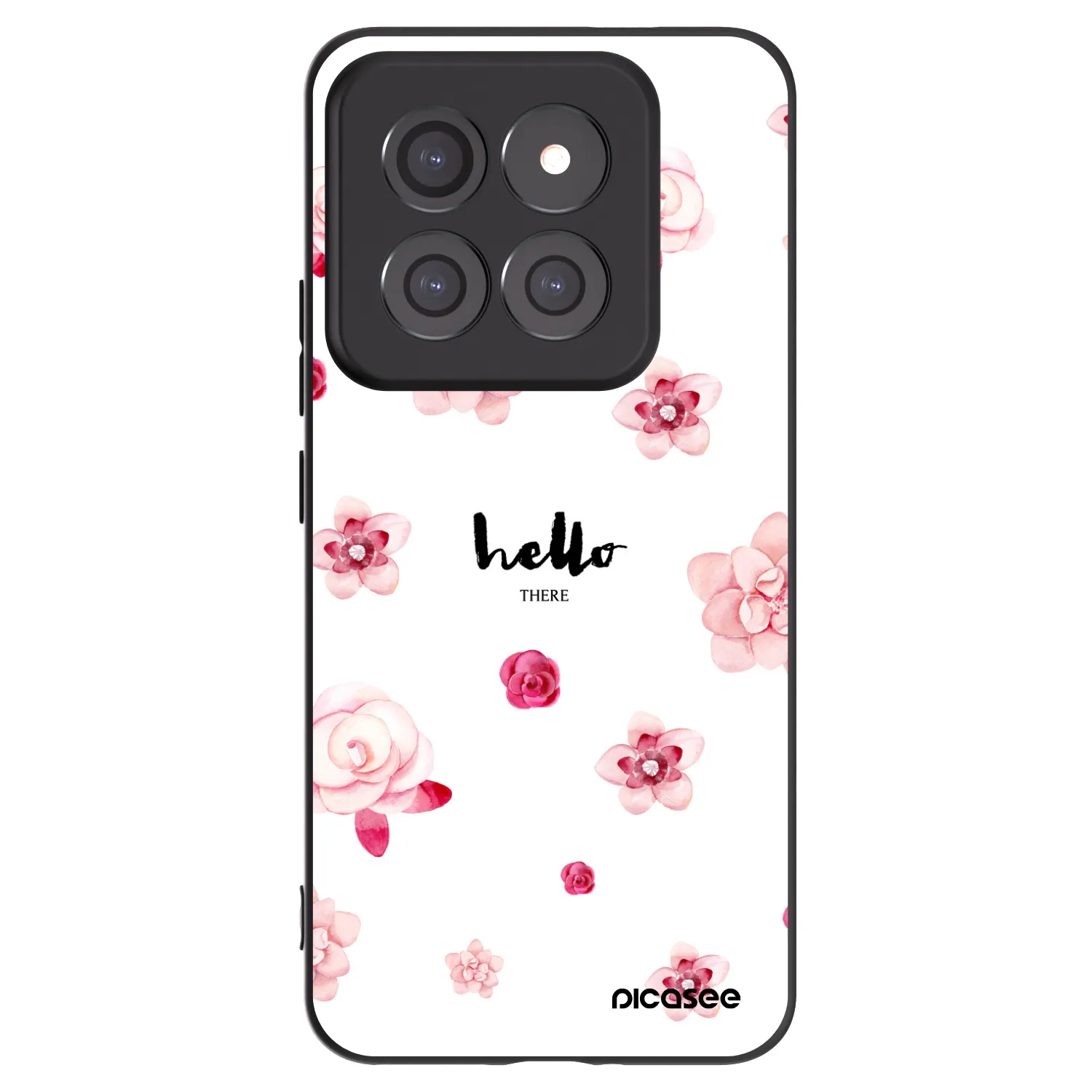 Picasee husă neagră din silicon pentru Xiaomi 14 Pro - Hello there