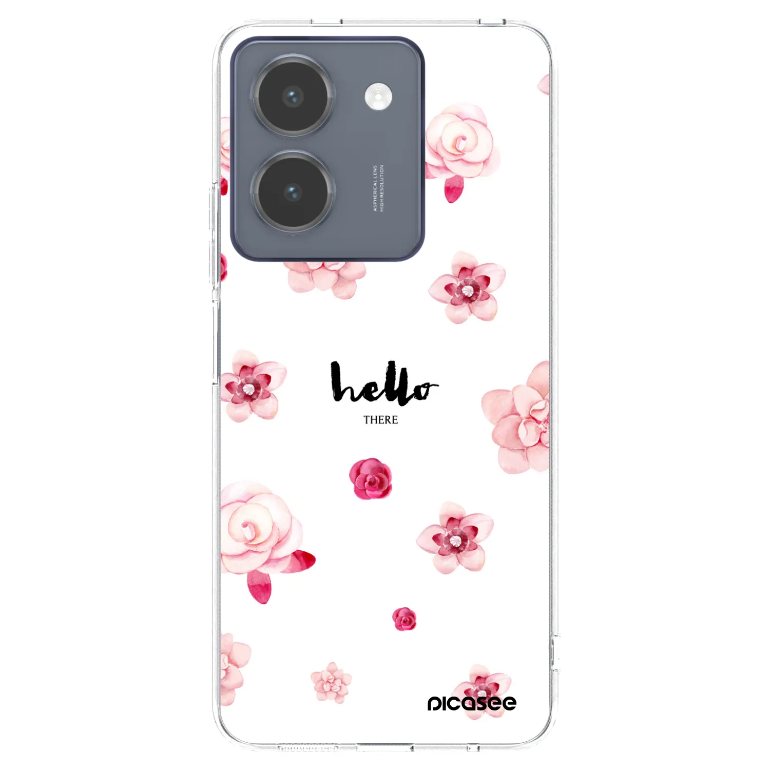 Picasee husă transparentă din silicon pentru Vivo Y36 4G - Hello there