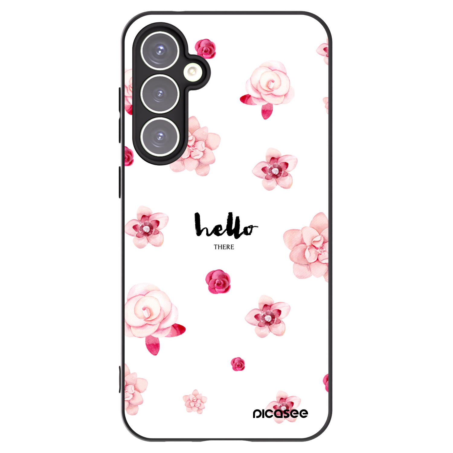 Picasee husă neagră din silicon pentru Samsung Galaxy S23 FE S711B - Hello there