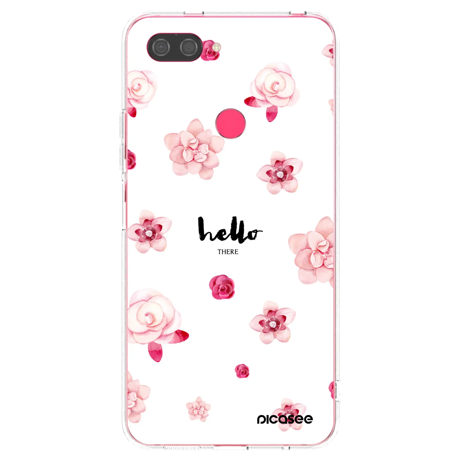 Picasee husă transparentă din silicon pentru Xiaomi Mi 8 Lite - Hello there