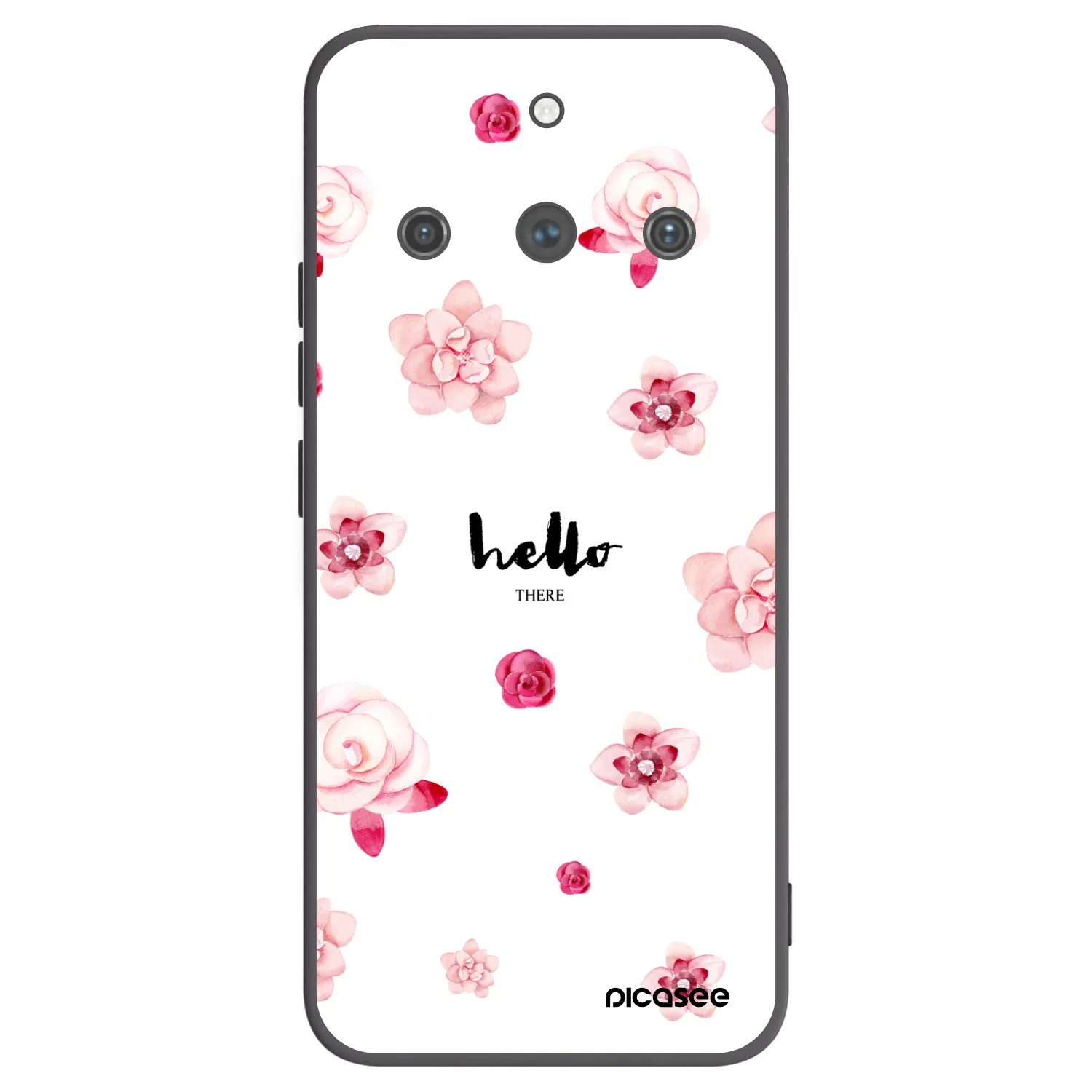 Picasee husă neagră din silicon pentru Realme 11 Pro+ - Hello there