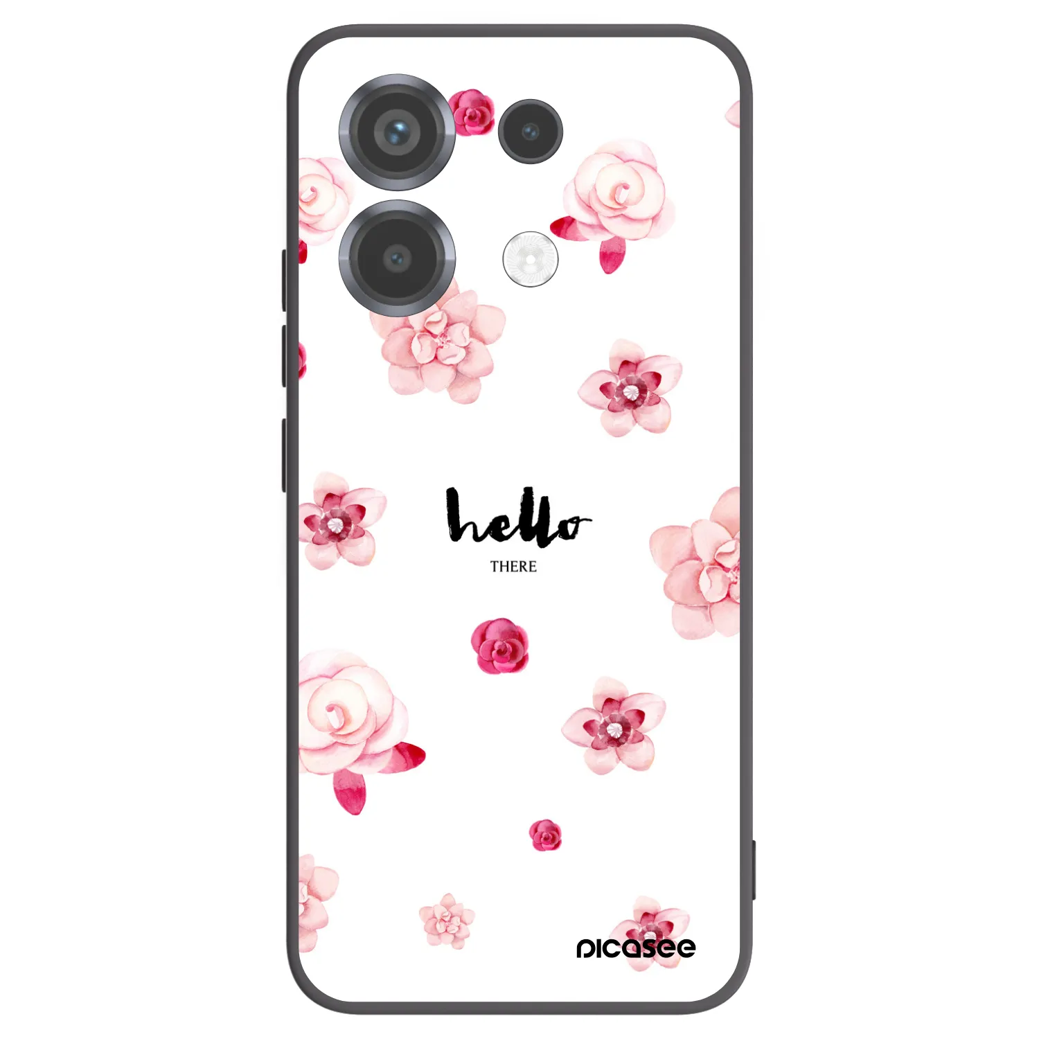 Picasee husă neagră din silicon pentru Xiaomi Poco X6 - Hello there